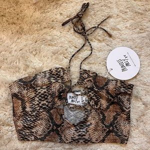 NWT Princess Polly Alvarez Crop Top